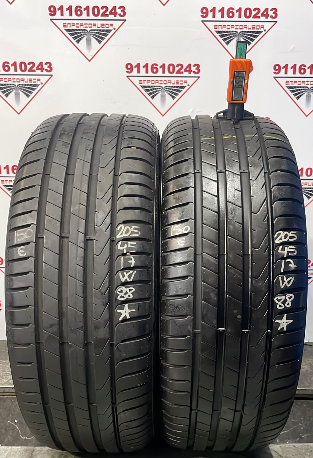 PIRELLI CINTURATO P7 USADO  205/45 R17 88 W